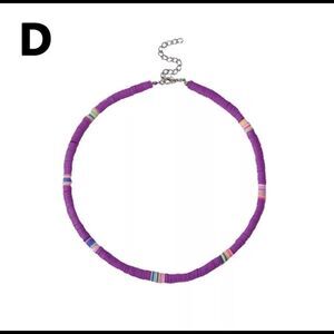 🍄🍄BOHO POLYMER CLAY CHOKER NECKLACE